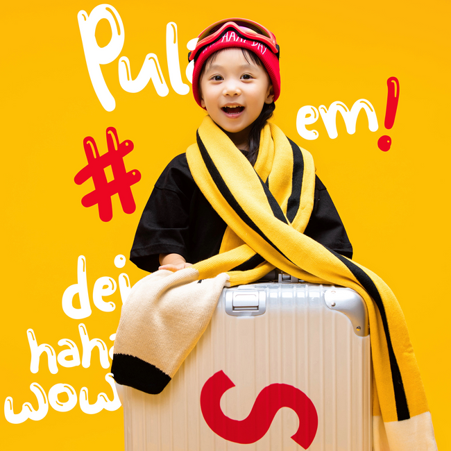 Get Great Supreme Luggage Photos at Amazing Baby and Newborn Photo Studio Malaysia