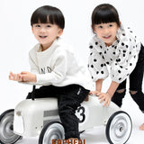 Get Nice Little White Car Photos at Amazing Baby and Newborn Photo Studio Malaysia