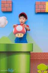 Get a Quality Super Mario photo taken at Amazing Baby and Newborn Photo Studio Malaysia
