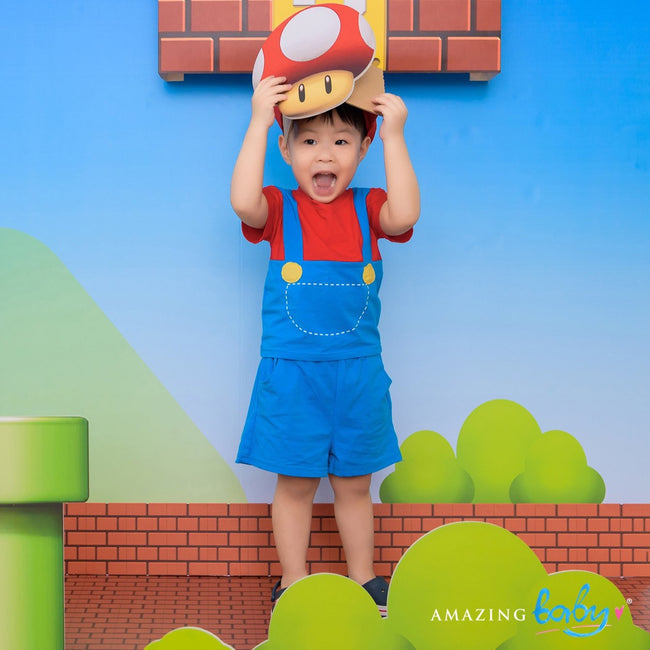 Get a Quality Super Mario photo taken at Amazing Baby and Newborn Photo Studio Malaysia
