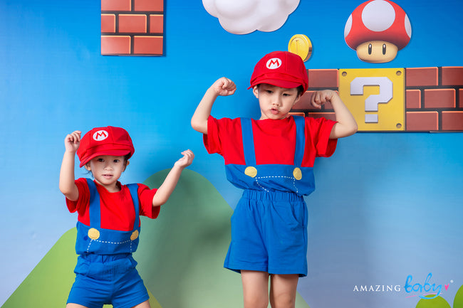 Get a Quality Super Mario photo taken at Amazing Baby and Newborn Photo Studio Malaysia